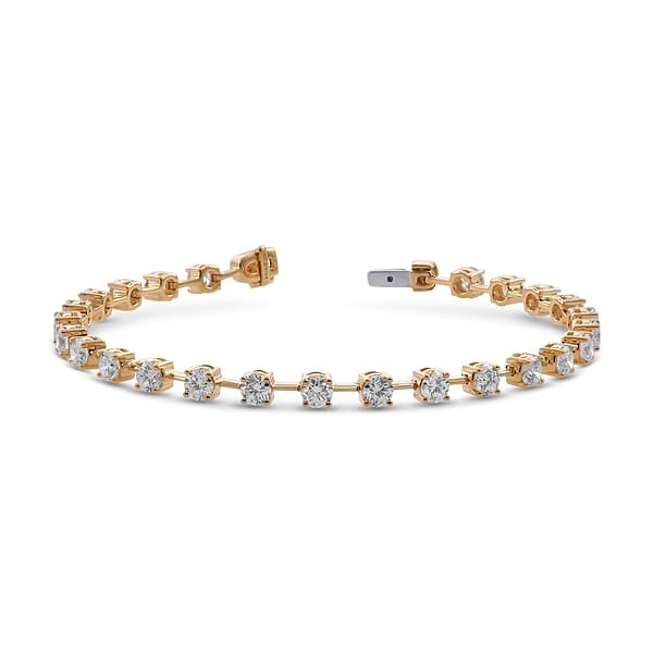 Round Brilliant Diamond Bracelet