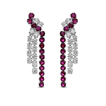 Extraordinary Ruby and Diamond Drop Earrings GUBELIN