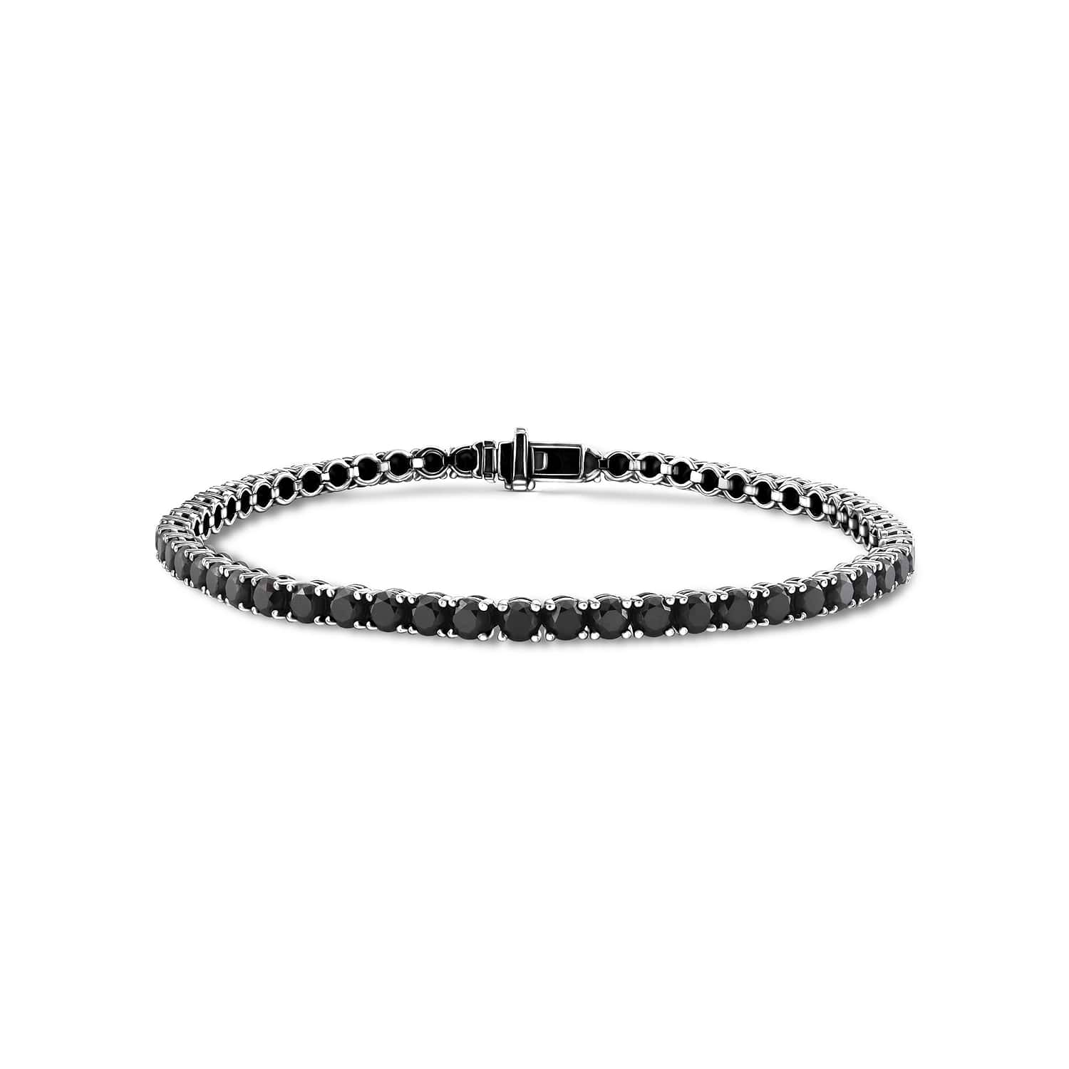 Black Diamonds Tennis Bracelet