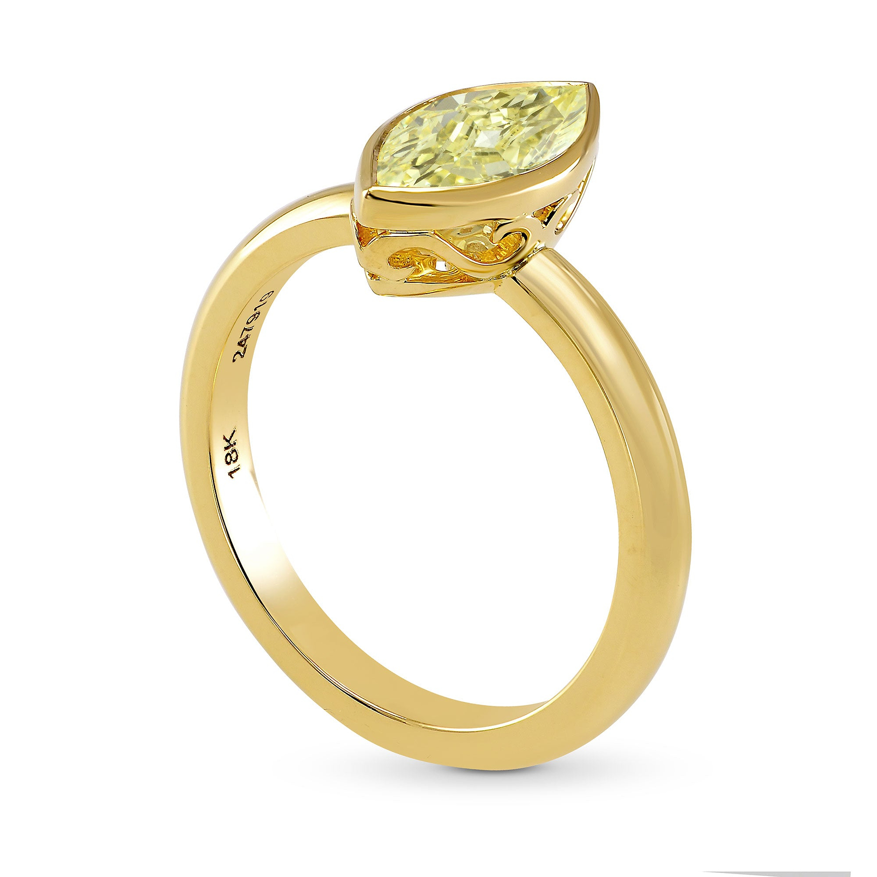 Bezel Solitaire Ring Setting - 3