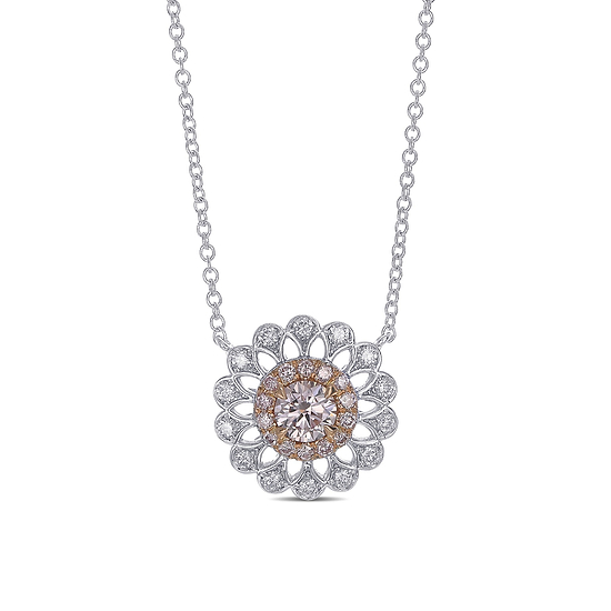 Filigree Halo Pendant Setting