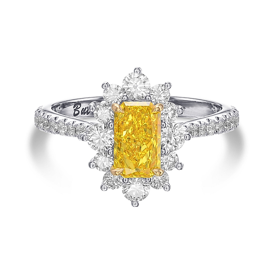 Prong Diamond Halo Ring Setting