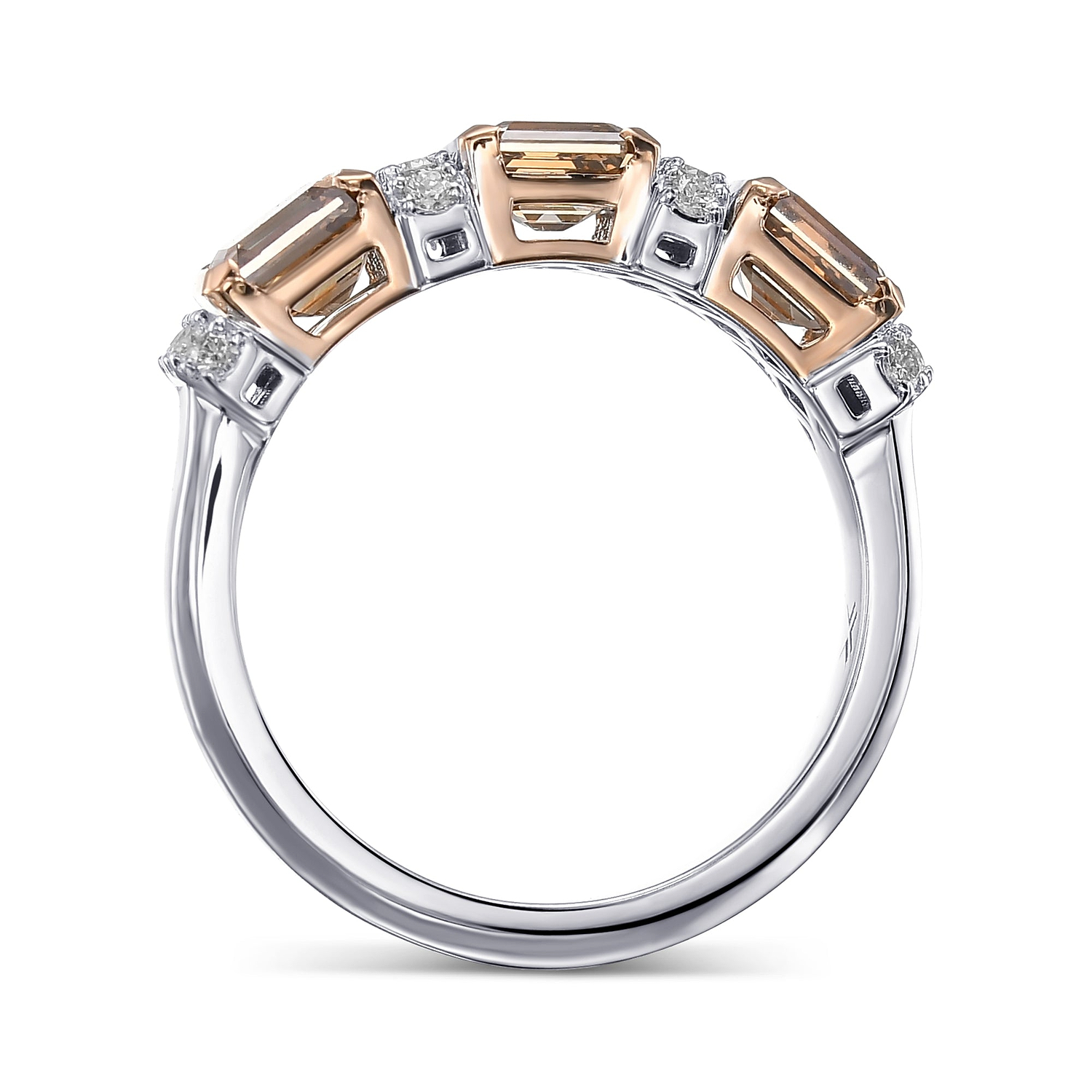 Fancy Brown Diamond Band Ring
