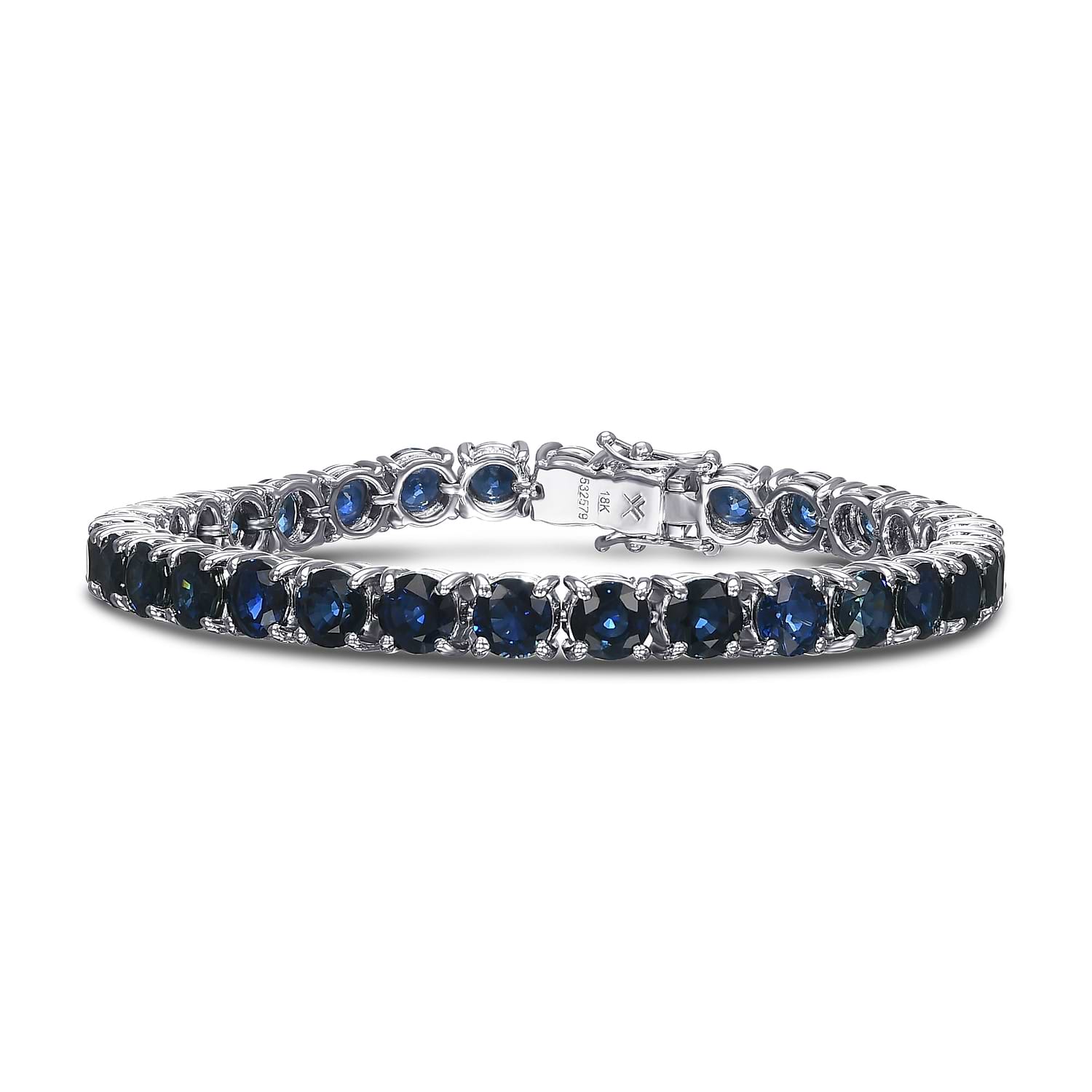 Classic Round Sapphire Tennis Bracelet