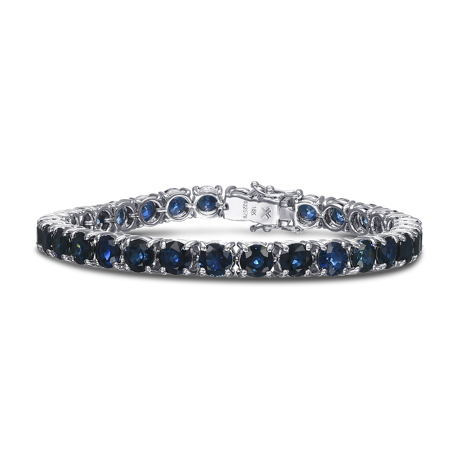 Classic Round Sapphire Tennis Bracelet