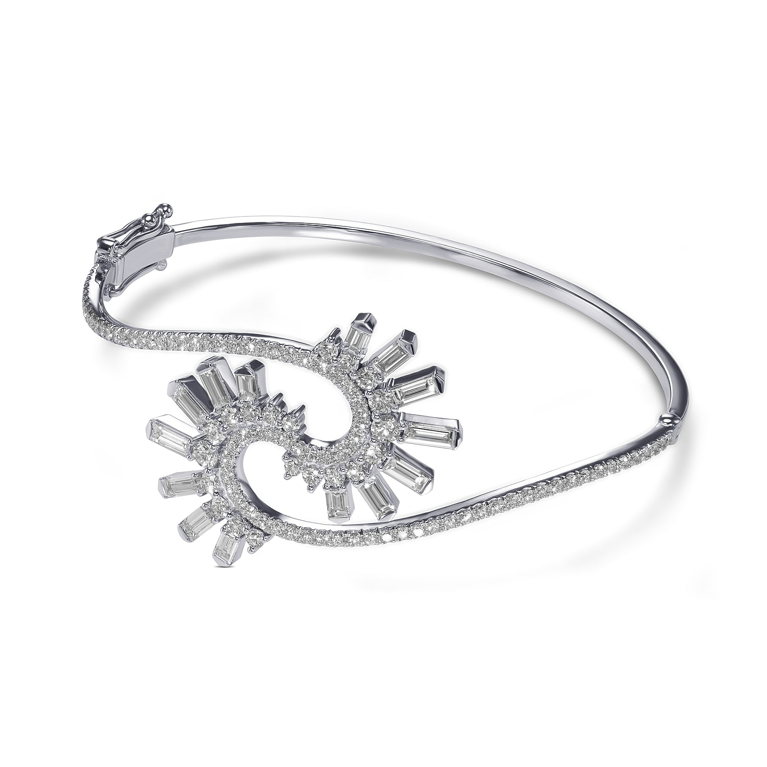 Extraordinary White Diamond Bracelet