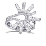 Extraordinary White Diamond Ring