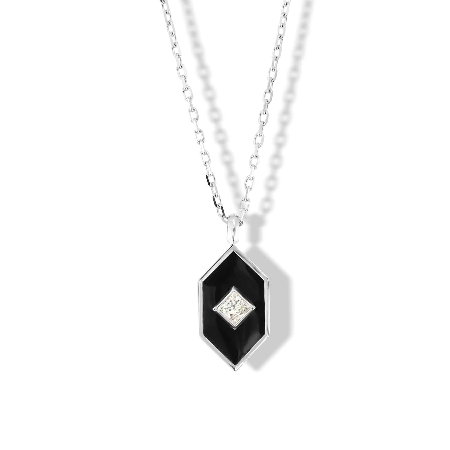 Collection Color Princess Diamond and Enamel Men's Pendant