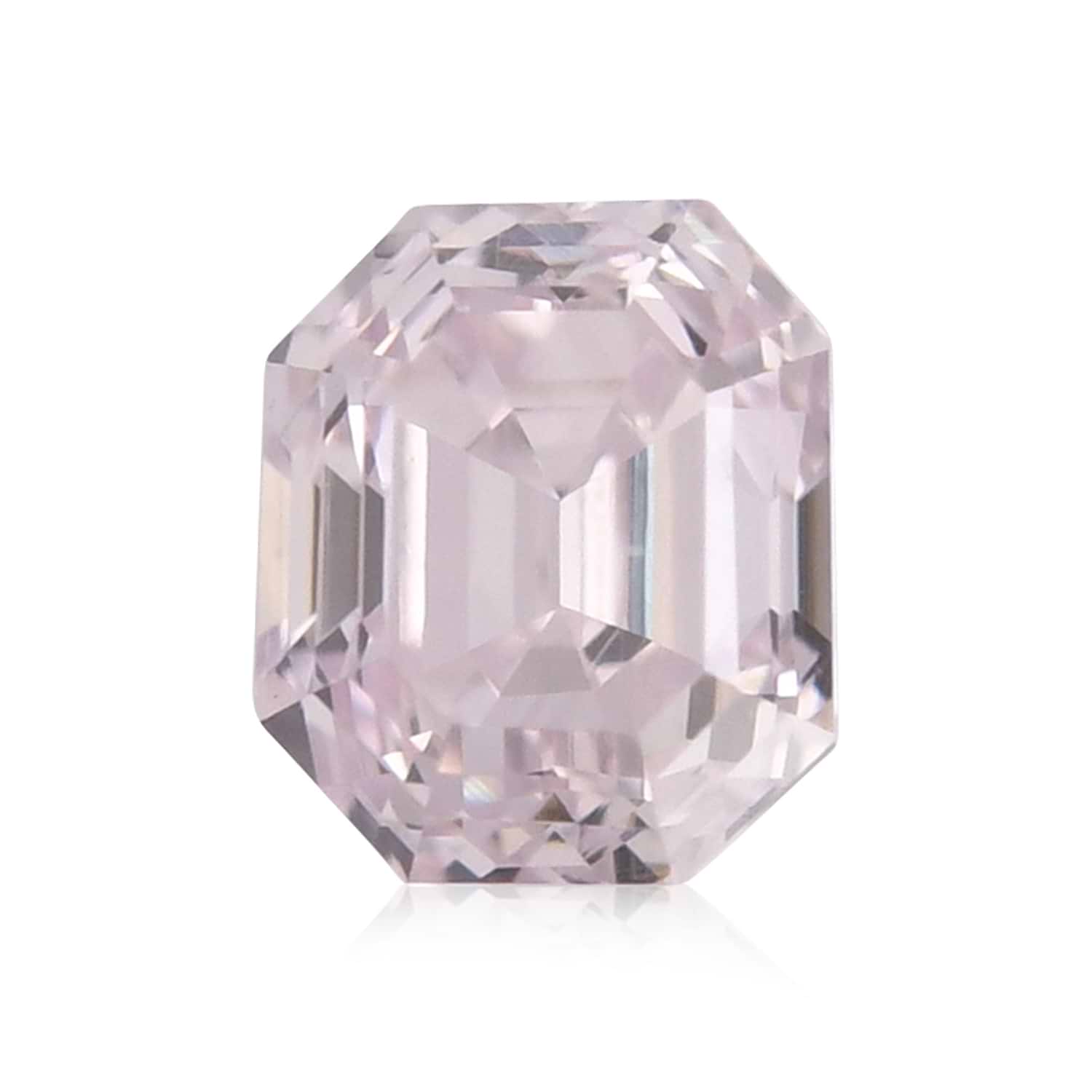 0.24 Carat Fancy Light Pink Emerald Diamond SI1 GIA