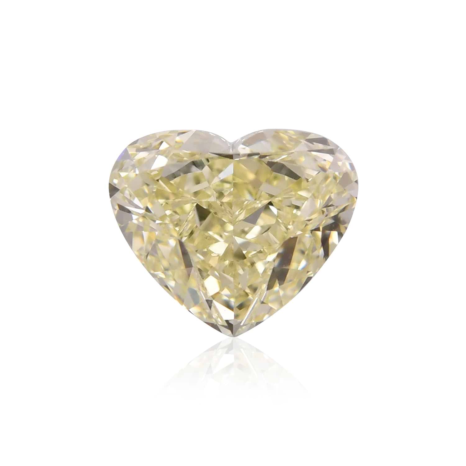 1.21 Carat Y-Z HEART Diamond VVS2 GIA