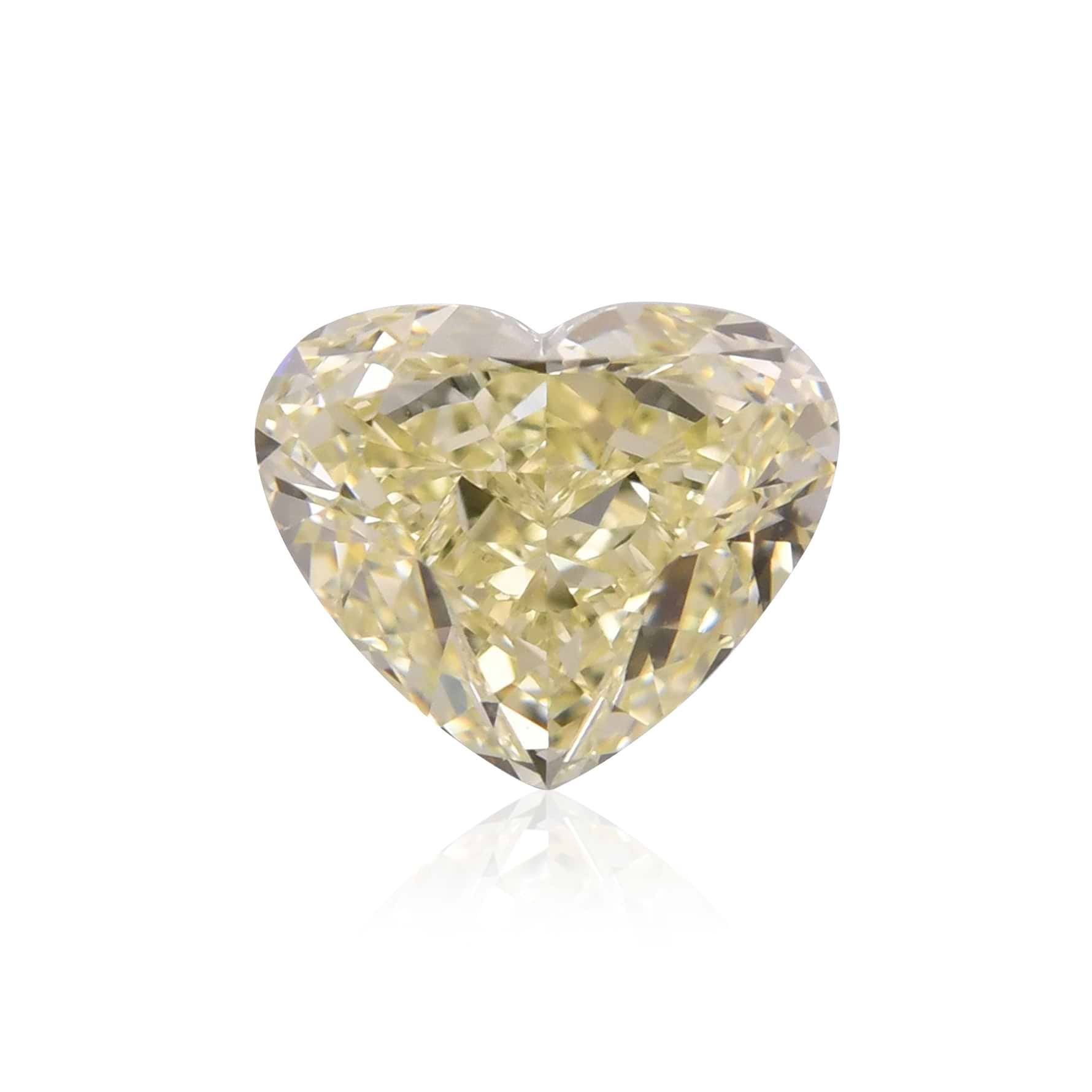 1.21 Carat Y-Z HEART Diamond VVS2 GIA
