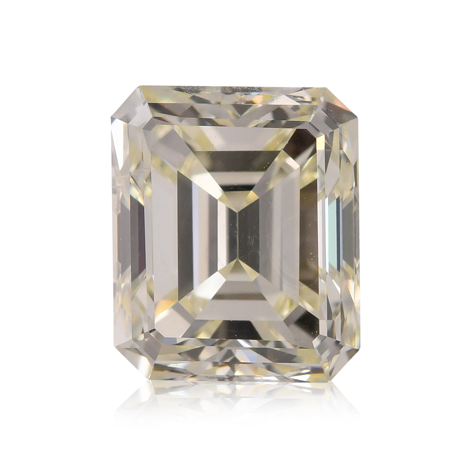 3.49 Carat U-V Emerald Diamond SI2 GIA