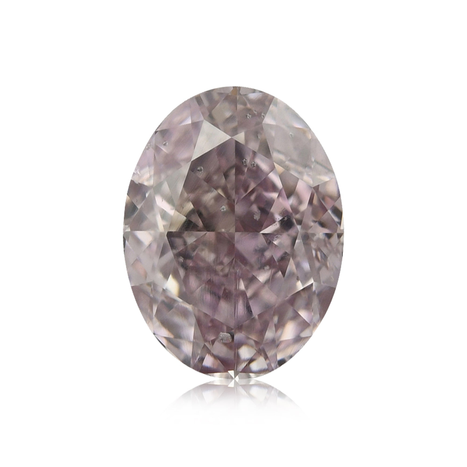 1.35 Carat Fancy Brownish Purplish Pink Oval Diamond SI2 GIA