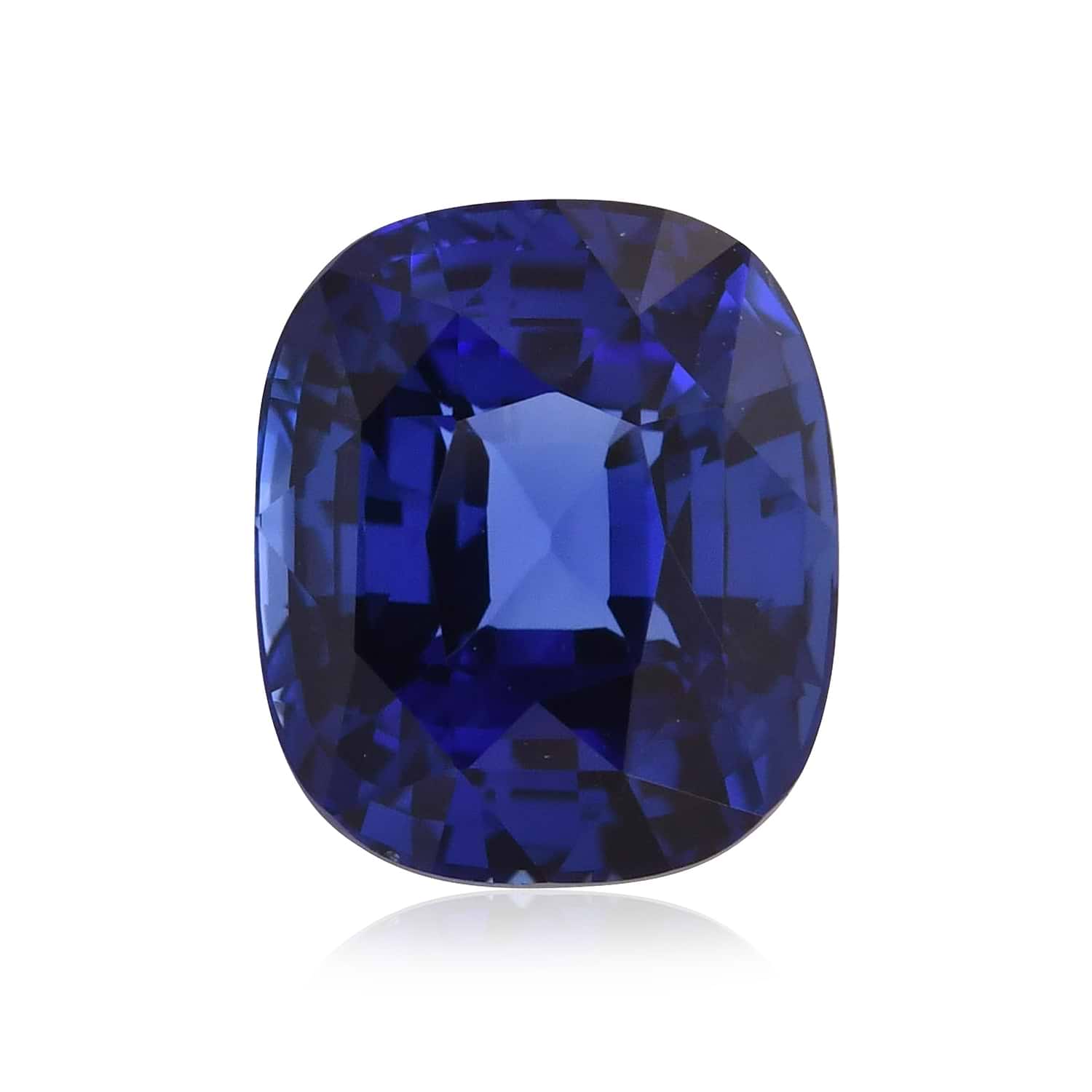 3.50 Carat Blue SRI LANKAN Cushion Sapphire CD