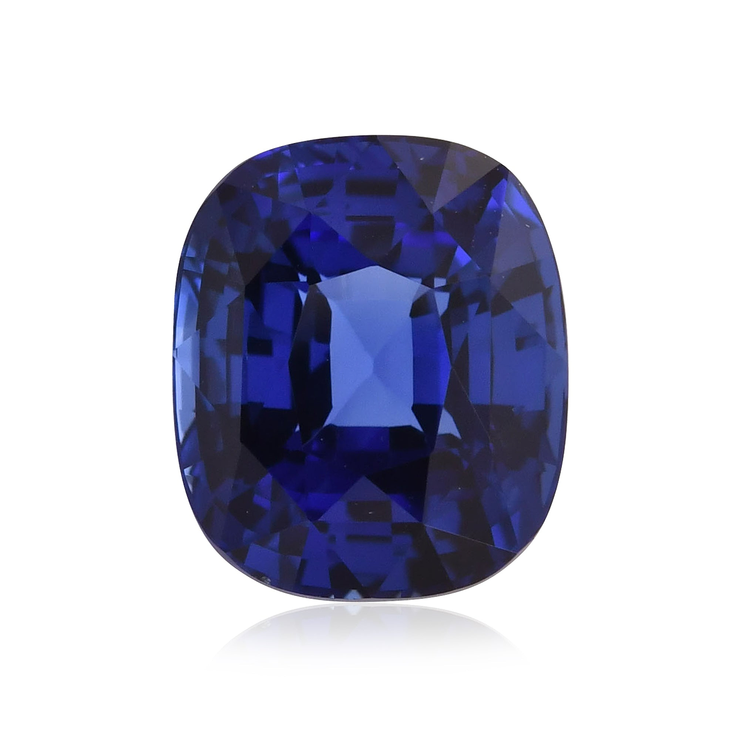 3.50 Carat Blue SRI LANKAN Cushion Sapphire CD