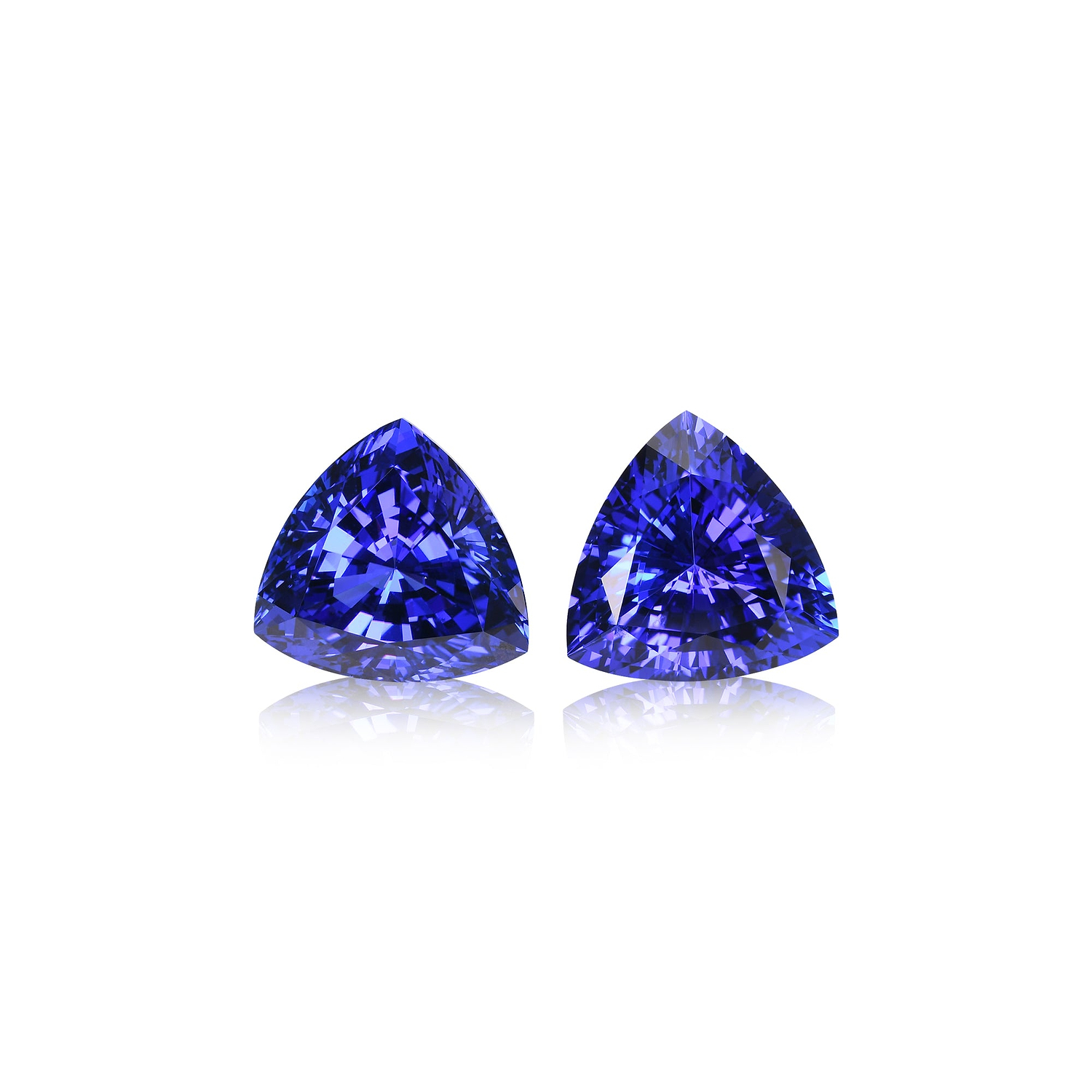 16.42 Carat Blue TANZANIAN Trilliant Tanzanite GWLAB
