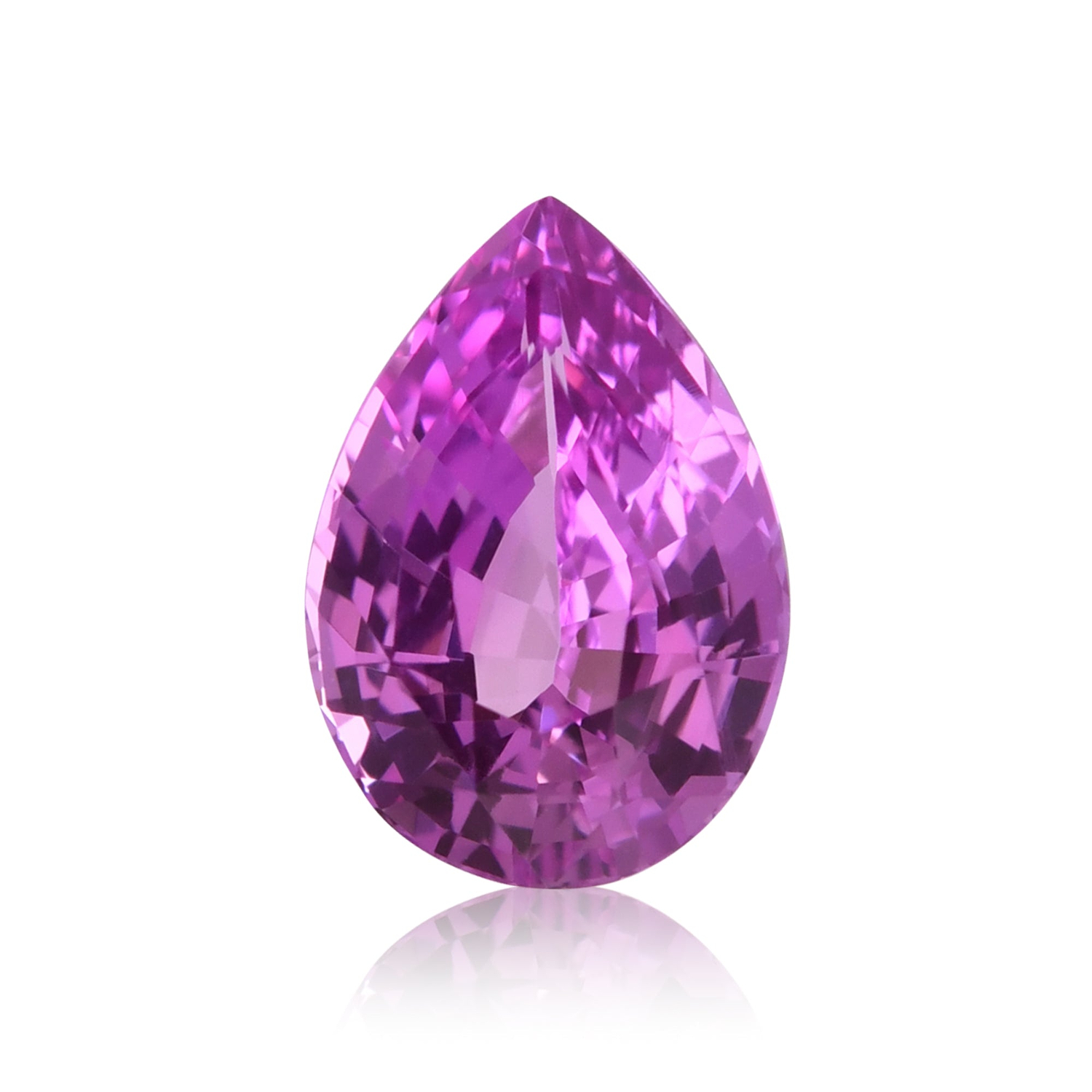 1.57 Carat Pink MADAGASCAR Pear Sapphire