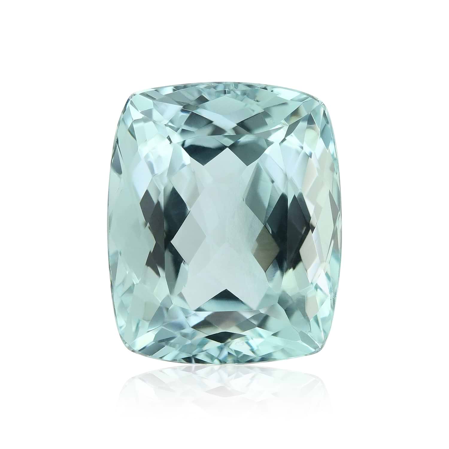 9.45 Carat Blue BRAZILLIAN Cushion Aquamarine