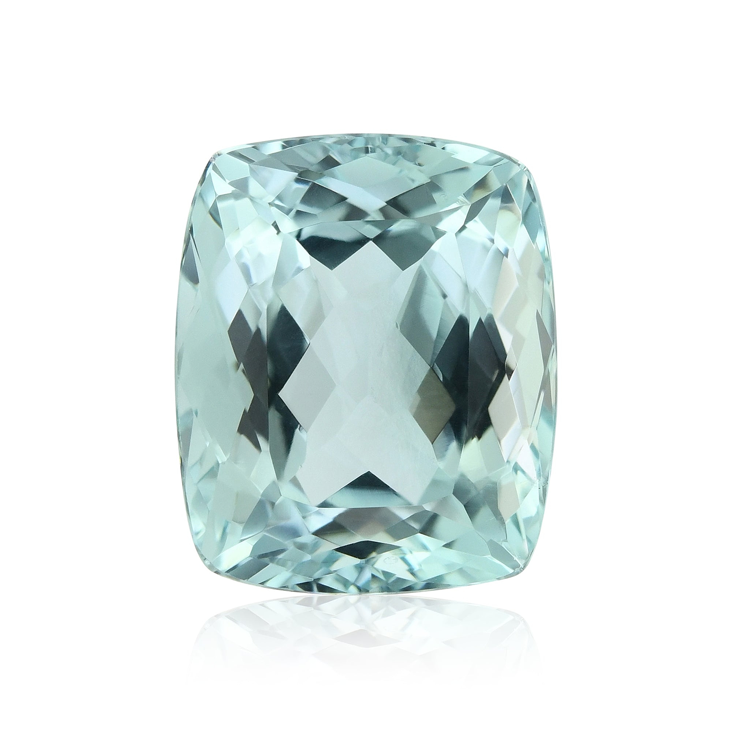 9.45 Carat Blue BRAZILLIAN Cushion Aquamarine