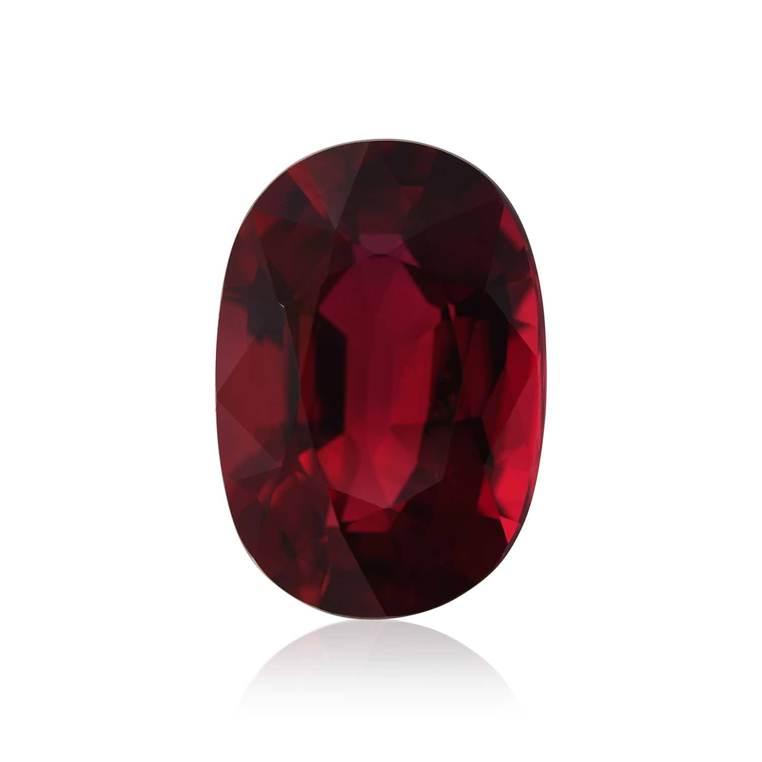 4.00 Carat Red MOZAMBICAN Oval Ruby GRS