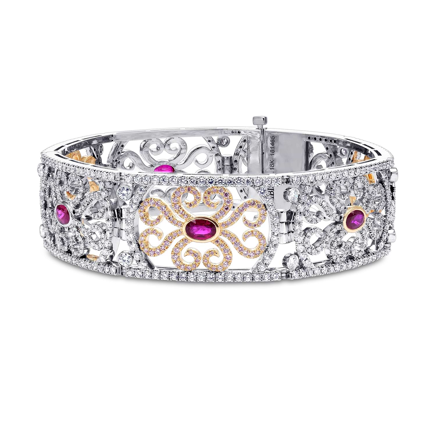 Extraordinary Ruby & Pink Diamond Bracelet
