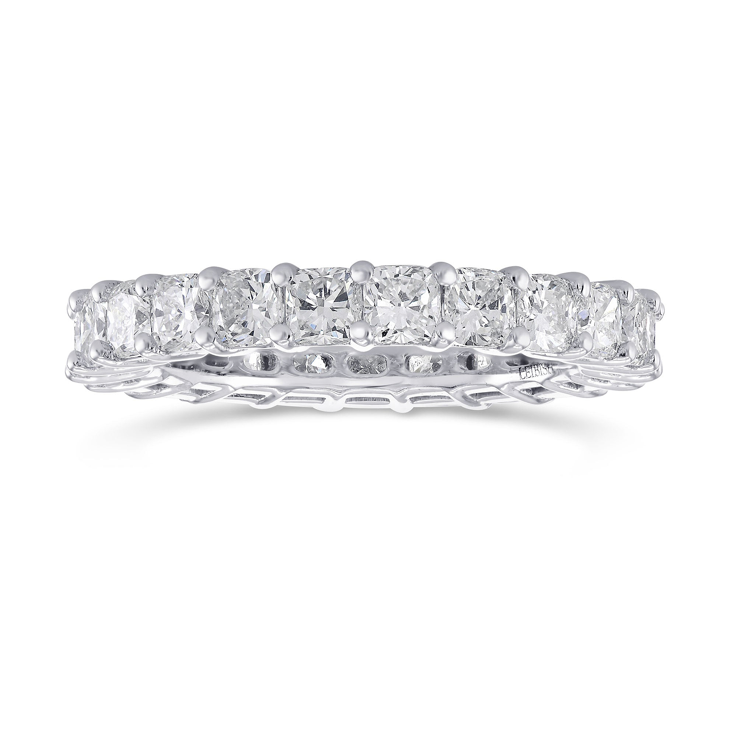 Cushion Diamond Full Eternity Band Ring