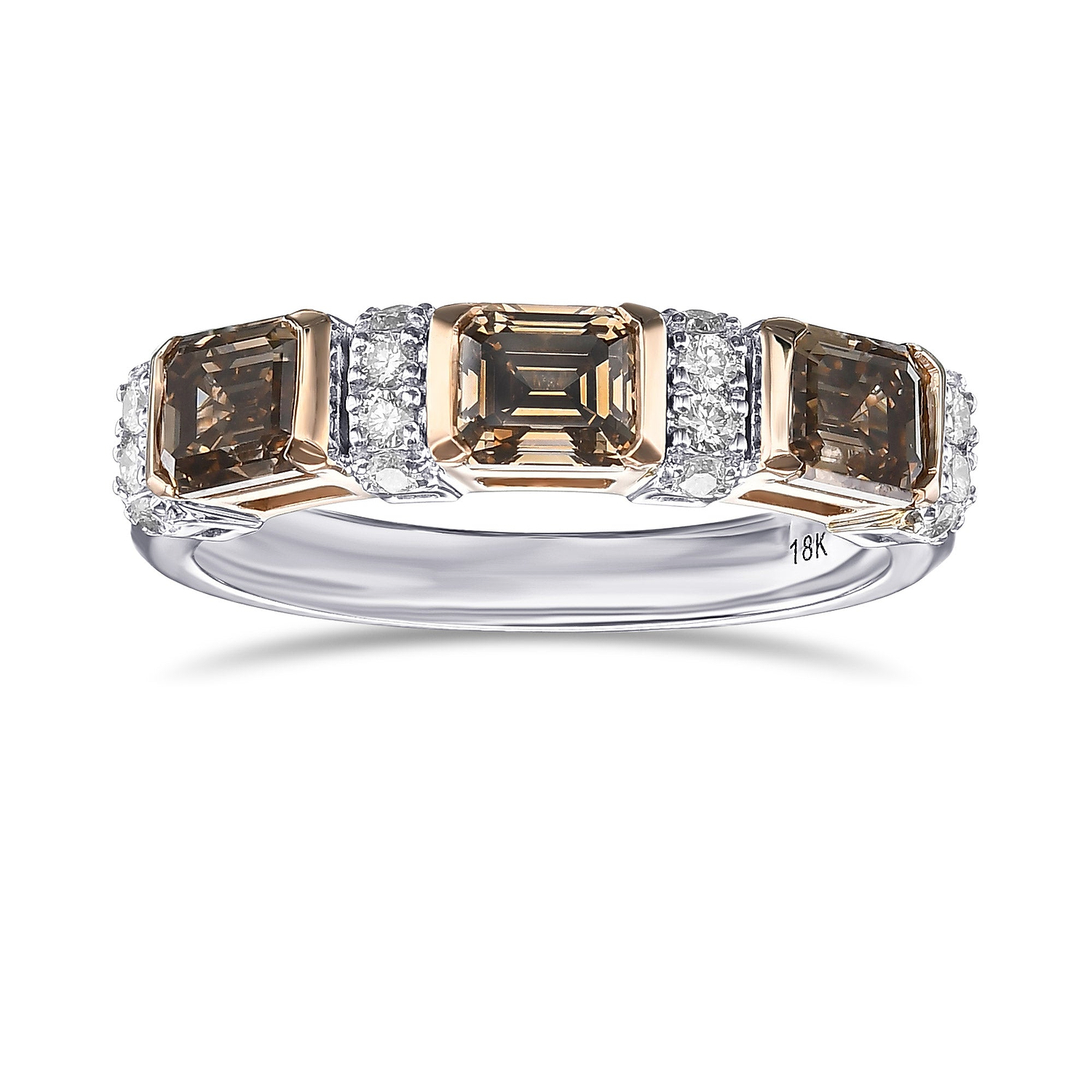 Fancy Brown Diamond Band Ring