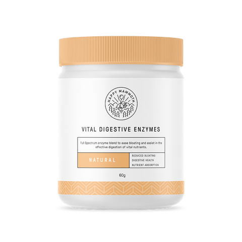Vital Digestive Enzymes by Happy Mammoth to help with bloating