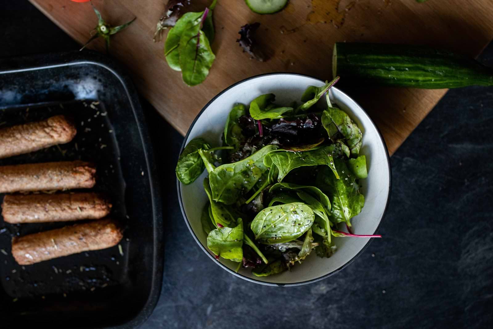 Autoimmune diet: a salad