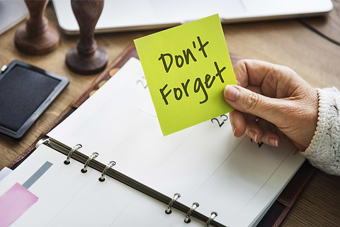 dont forget post it note
