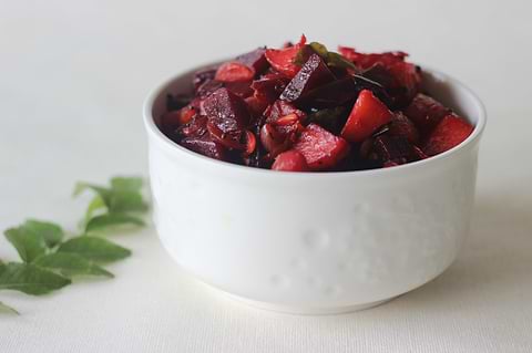 bowl of beets