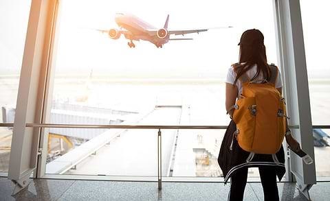 woman traveling