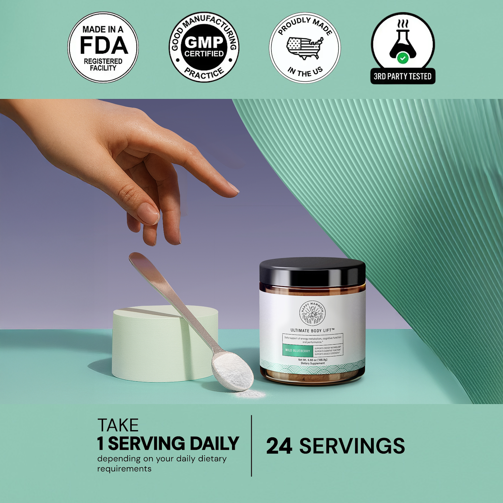 Ultimate Body Lift | Energy, Muscle & Cognitive Support – Happy Mammoth