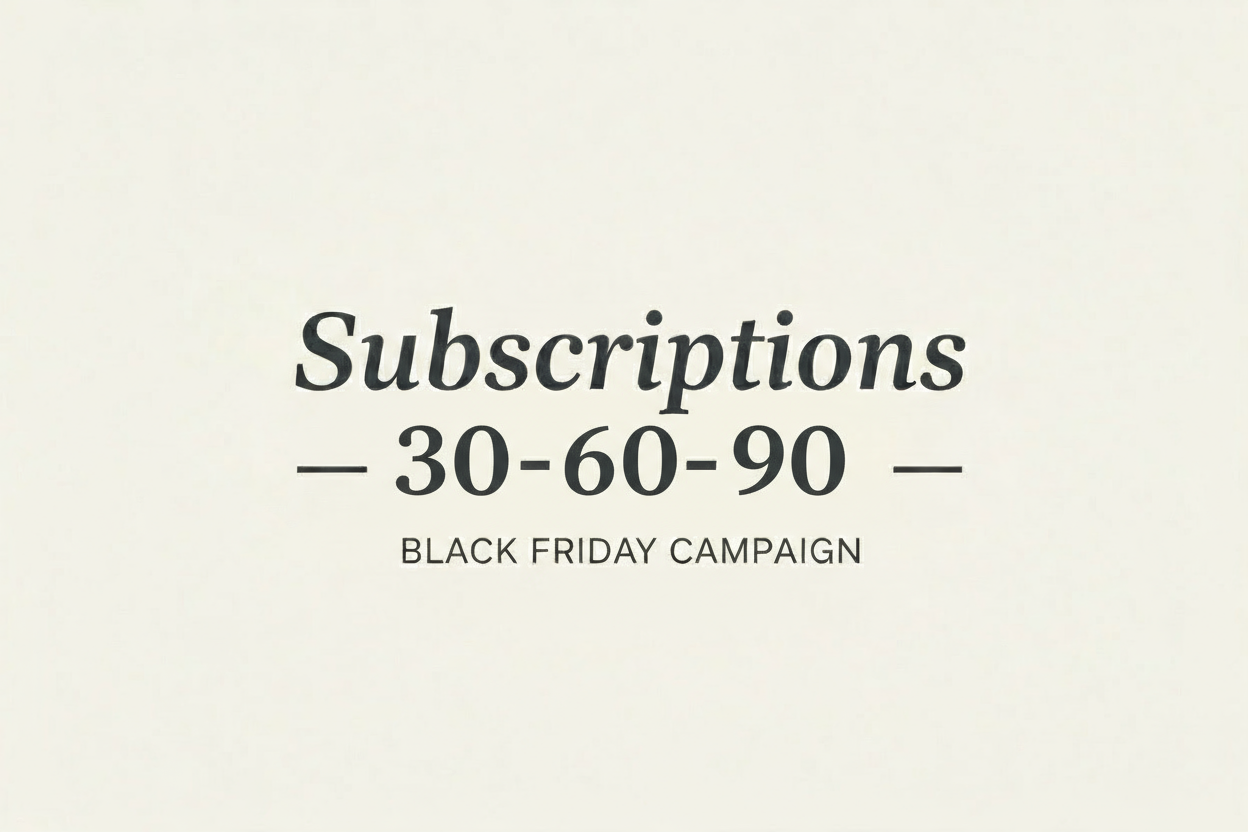 Suscripción 30-60-90