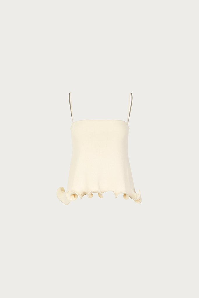 Ruffle Hem Tank Top