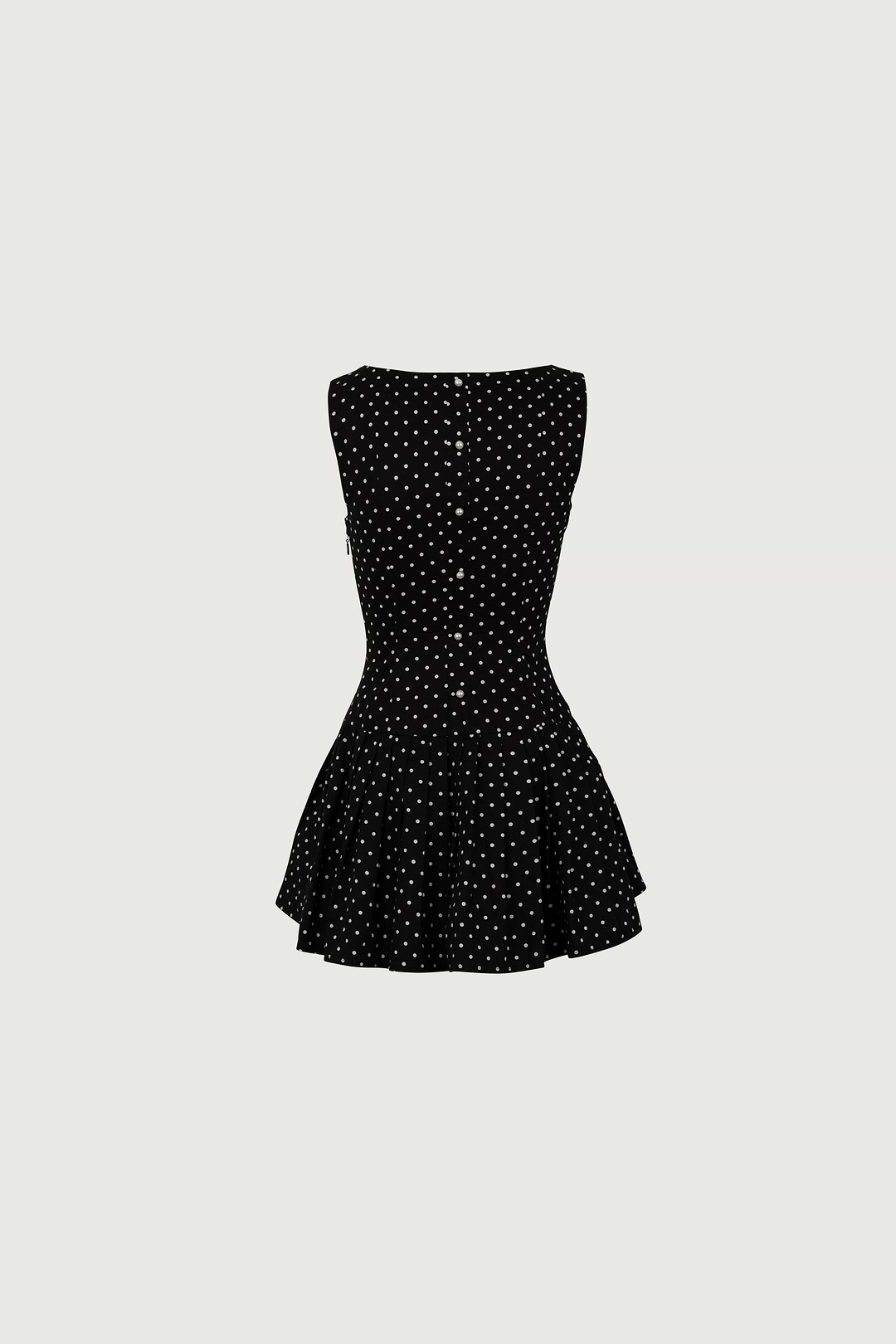 SAME Poplin Mini Dress | Black Polka Dot | Women's Dress S / Black Cream Polka Dot SAME Poplin Mini Dress | Black Polka Dot | Women's Dress S / Black Cream Polka Dot