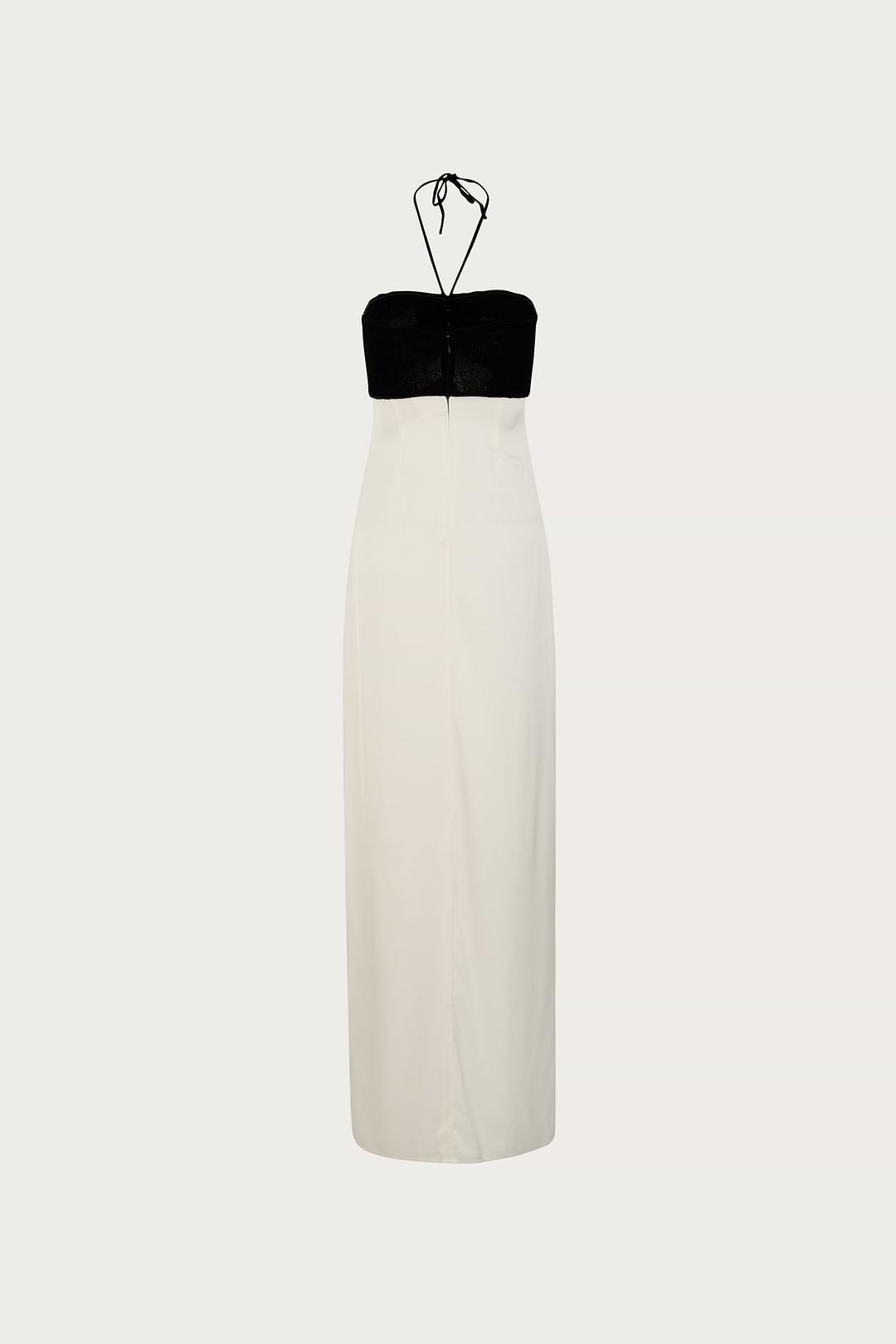 SAME Rosette Silk Dress | Cream/Black | Women's Dress S / Cream/Black SAME Rosette Silk Dress | Cream/Black | Women's Dress S / Cream/Black