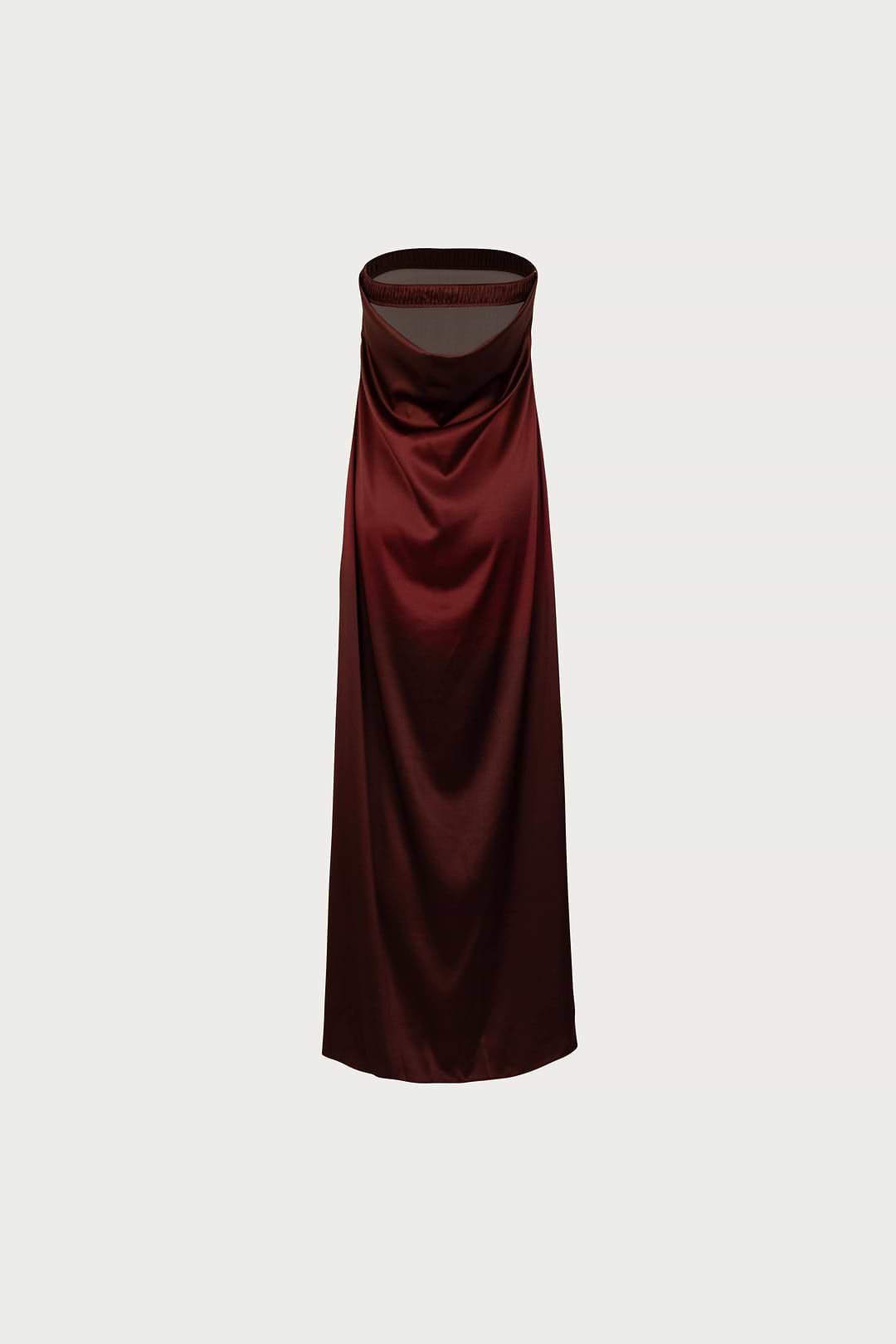 SAME Strapless Draped Maxi | Brown Ombre | Women's Dress S / Brown Ombre SAME Strapless Draped Maxi | Brown Ombre | Women's Dress S / Brown Ombre