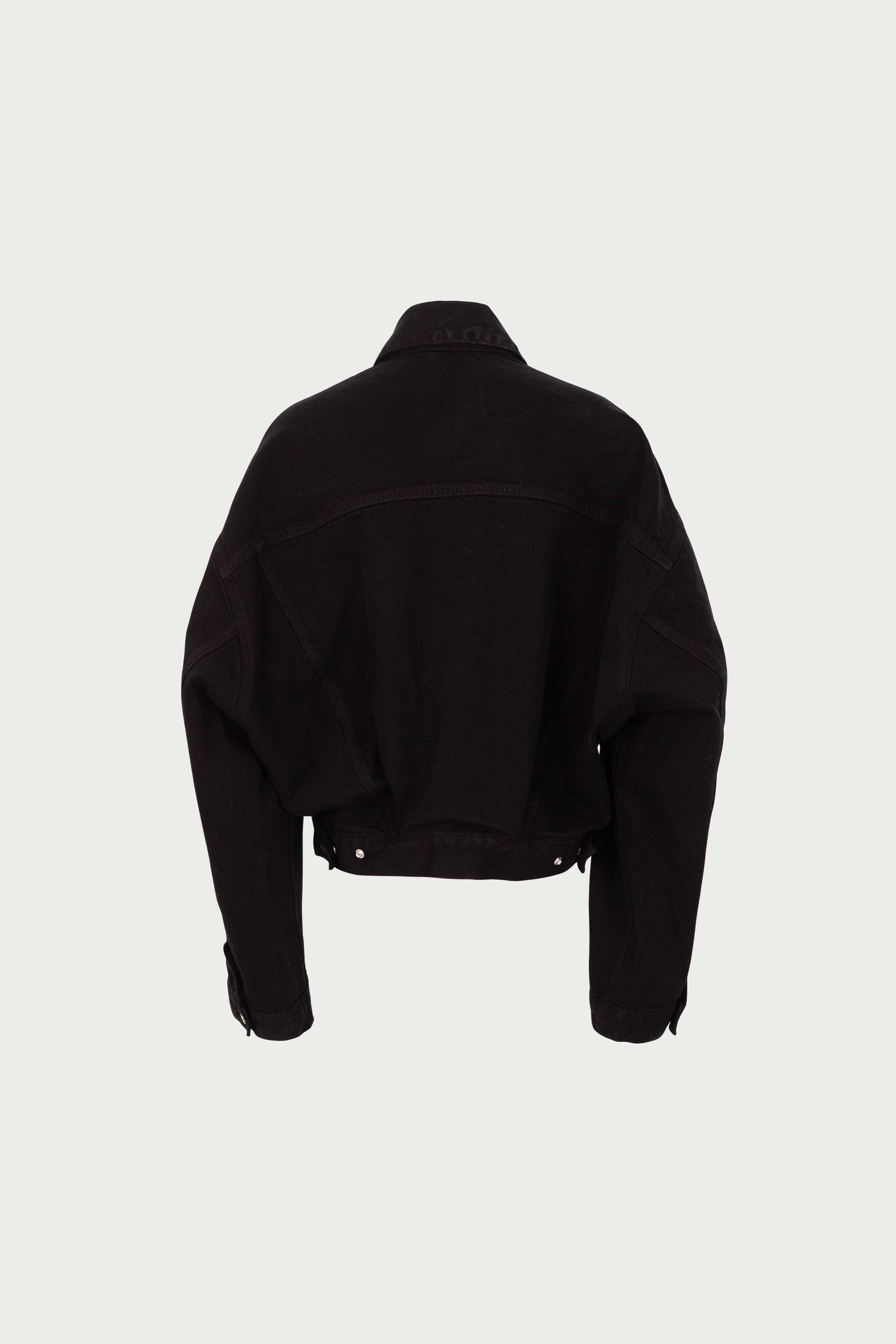 SAME The Perfect Denim Jacket | Black | Oversized