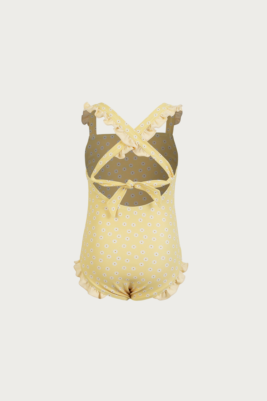 ruffle one piece (yellow daisy)