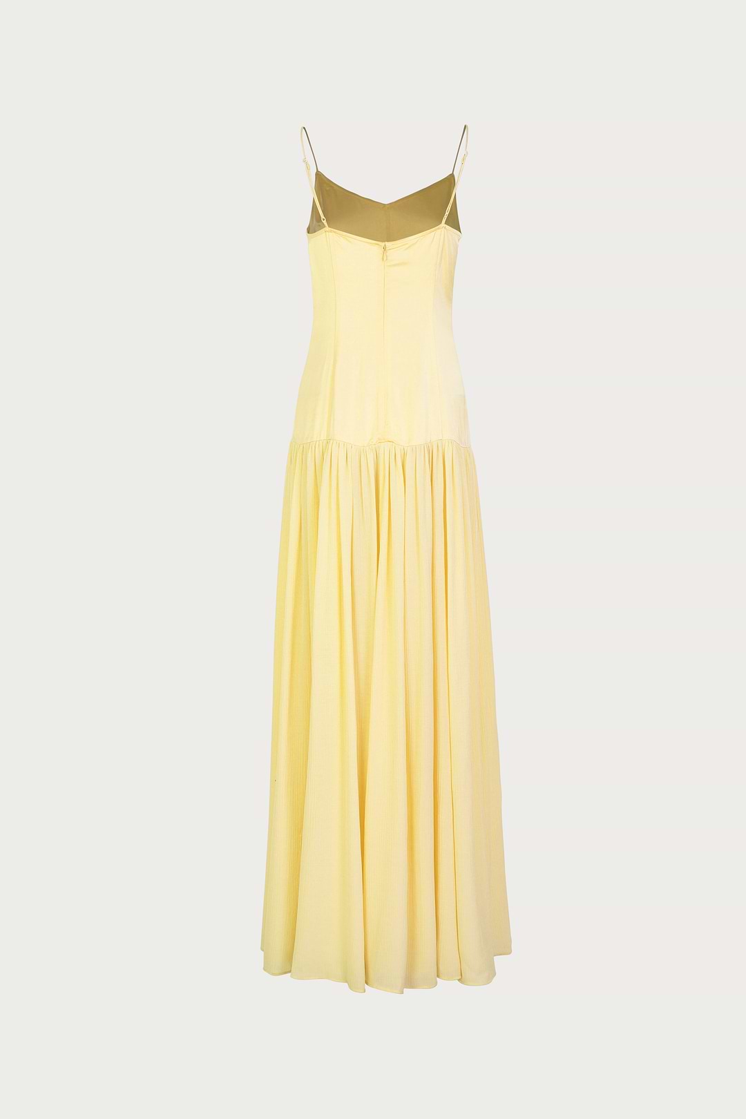 simone slip midi dress butter yellow simone slip midi dress