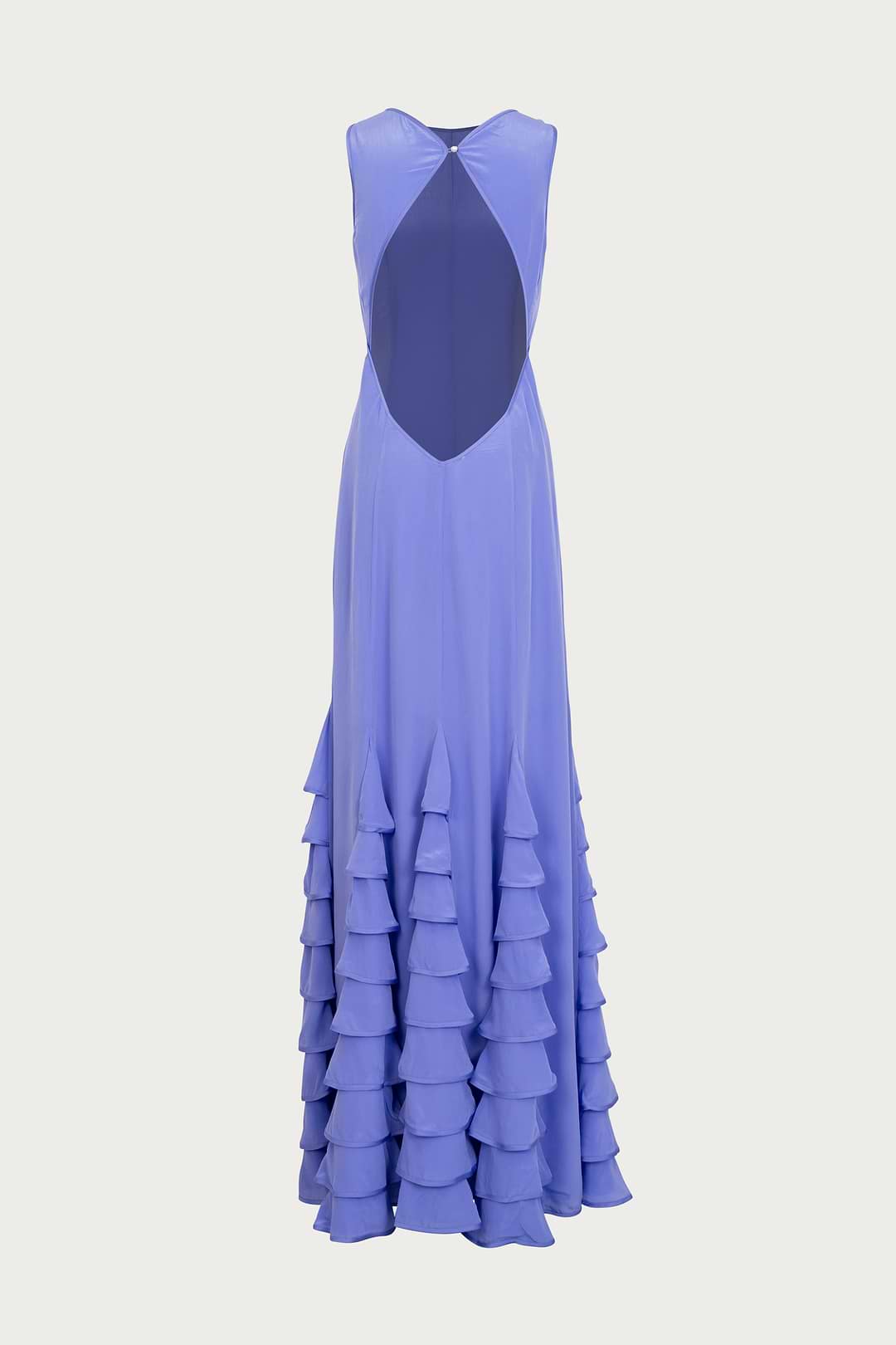 SAME Tiered Chiffon Gown | Periwinkle | Women's Maxi Dress SAME Tiered Chiffon Gown | Periwinkle | Women's Maxi Dress