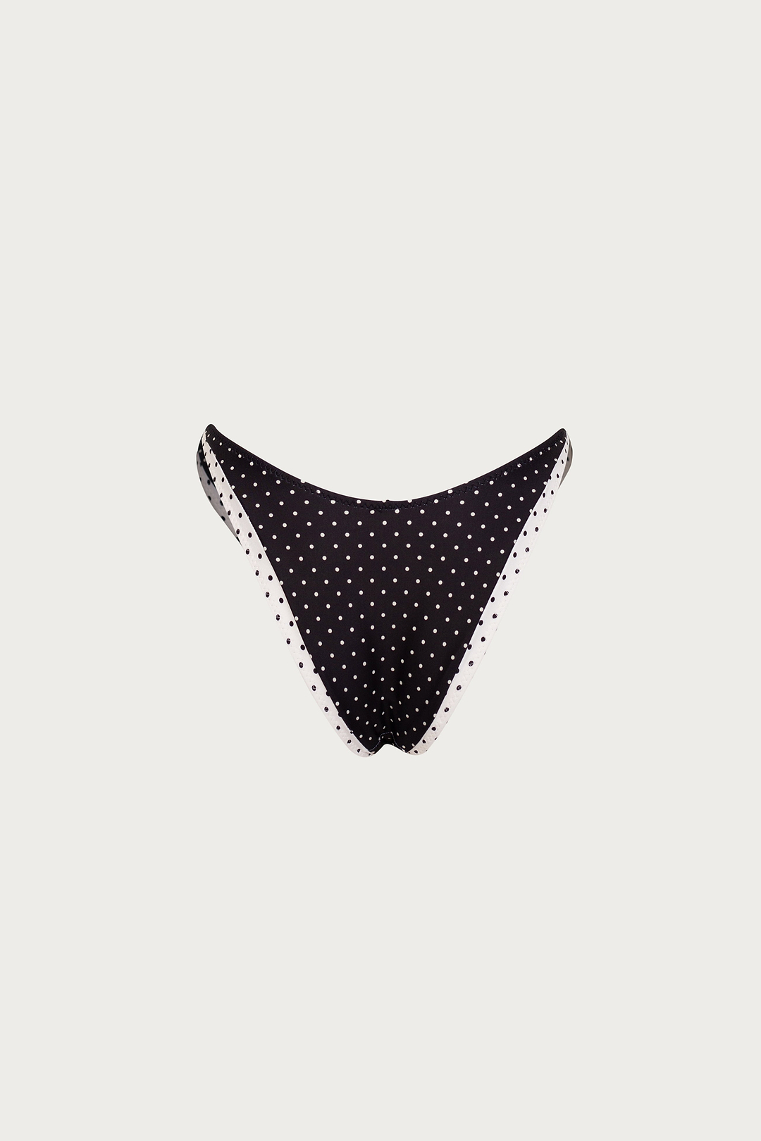 90s Bottom (Black Cream Polka Dot/Cream)