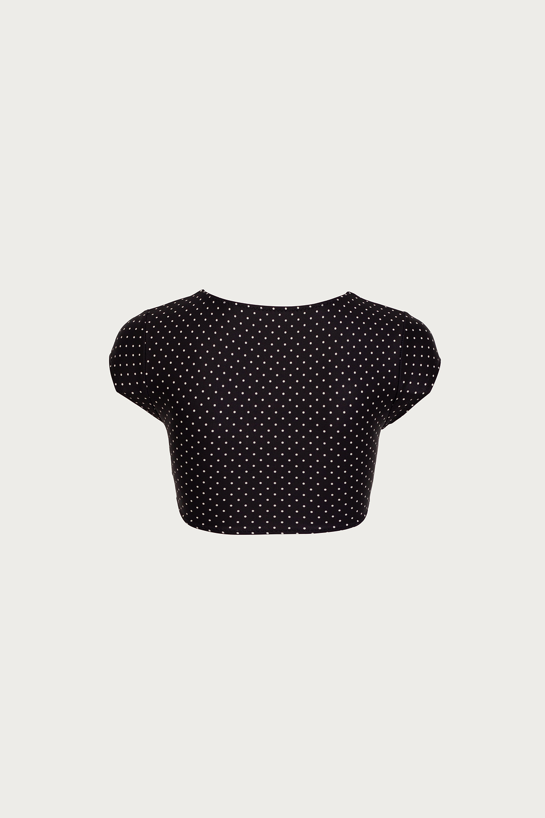 The Grace Top (Black Cream Polka Dot)