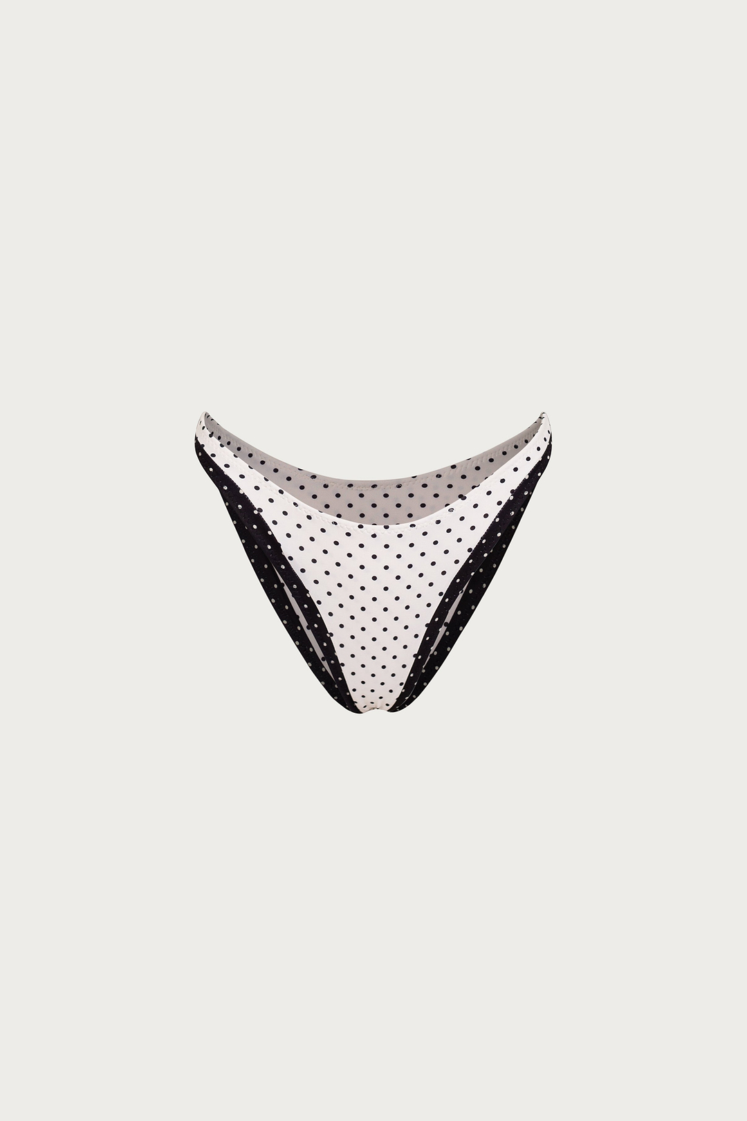 90s Bottom (Cream Black Polka Dot/Black)