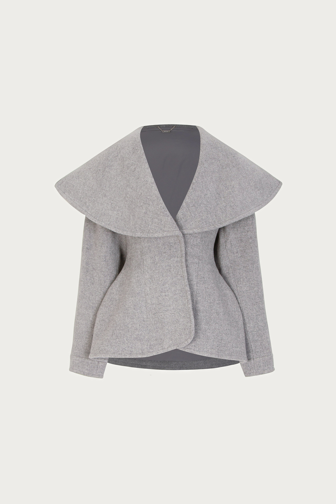 Short Wool Coat (Gray)