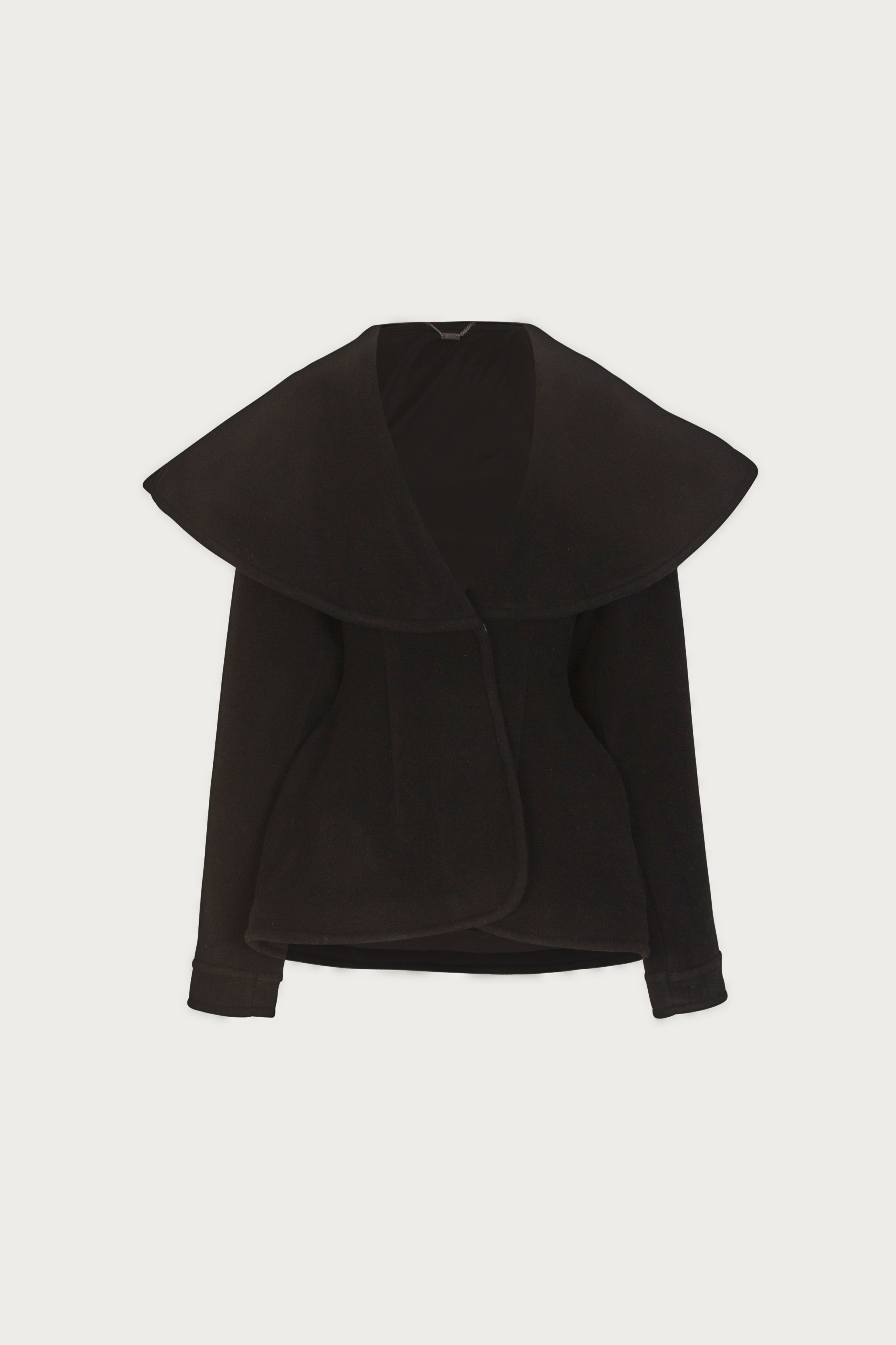 SAME | Short Wool Coat | Black | Women's Outerwear