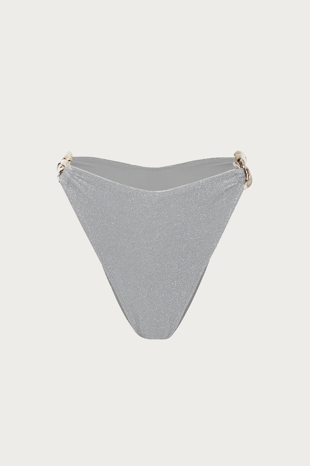 Silver Chain High Rise (Silver Shimmer Lurex)