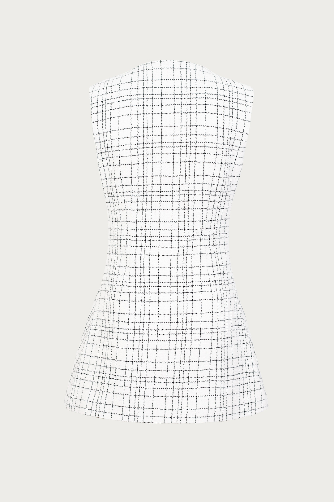 Grace Dress (White Tweed)