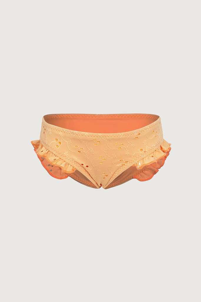 ruffle brief bottom KIDS-RBB-PEACH-3T